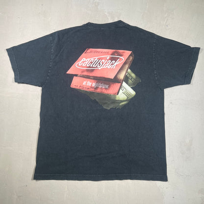 Travis Scott "At the Nightshow" Black Tee Size Large USED x17357