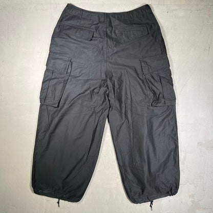 Needles Black Lightweight Cargo Pants Size Large USED x18921