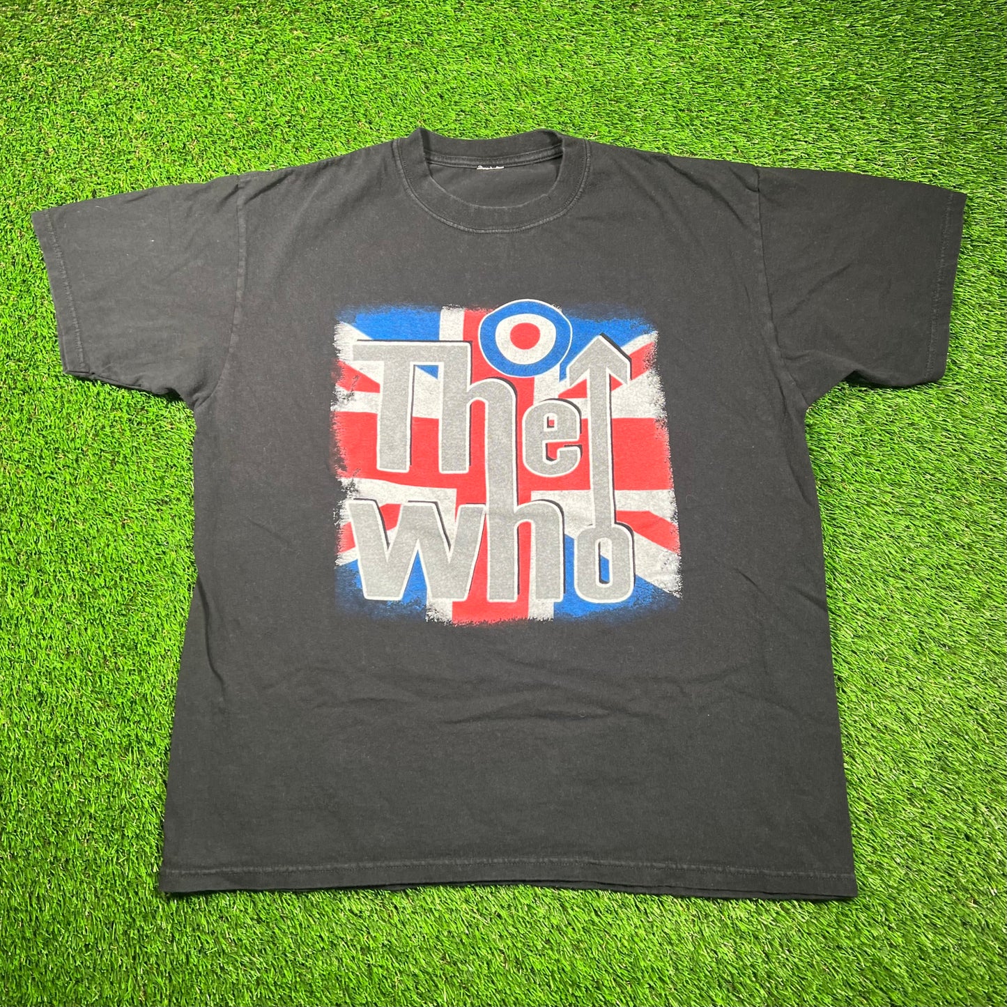 2008 The Who Black American Tour Tee Size Large USED v18641