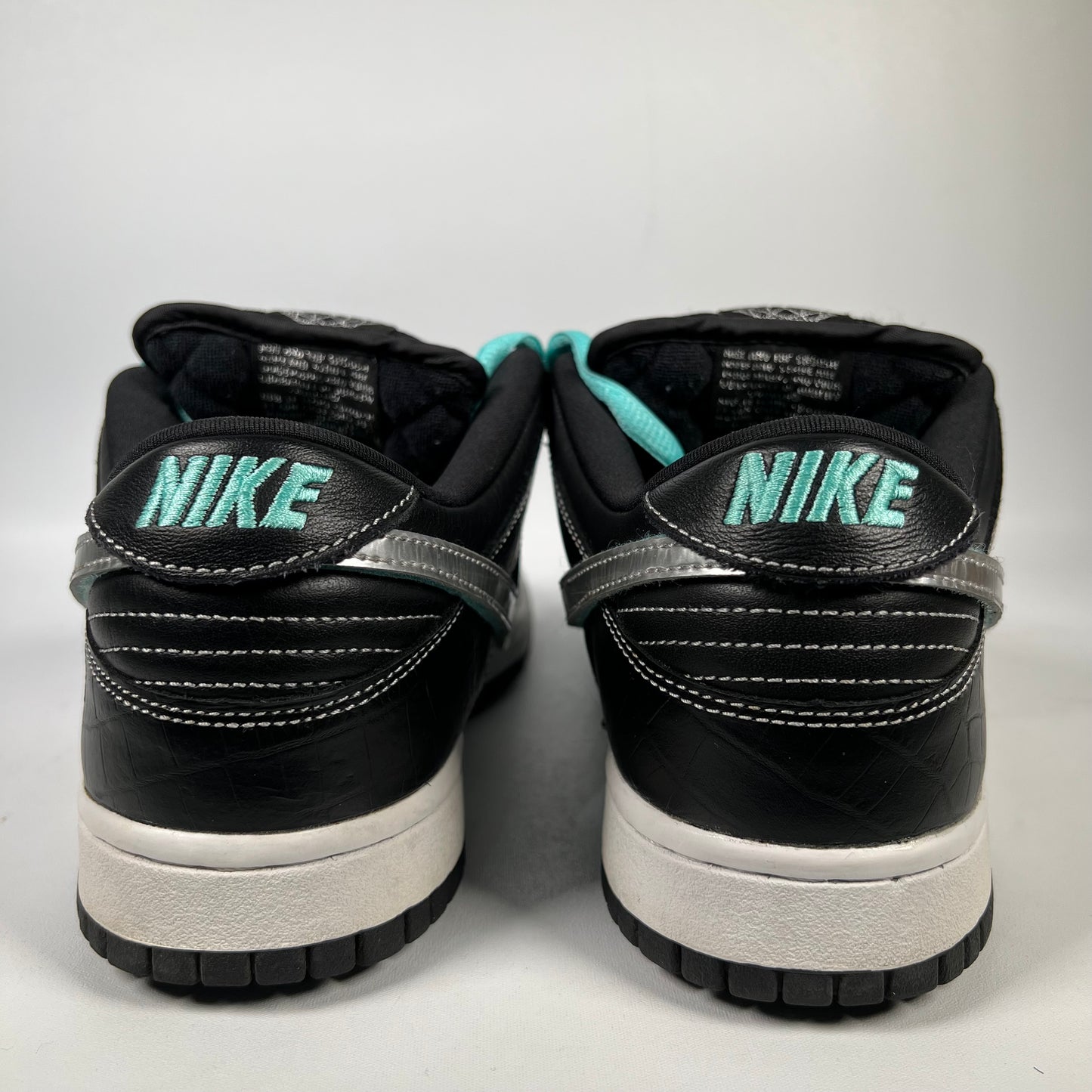 Nike SB Dunk Low Diamond Supply Co Black Diamond (2018) Size 9.5 USED s20425