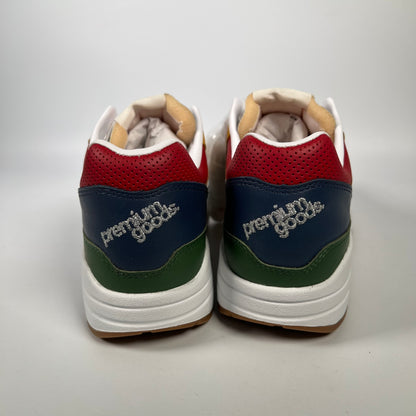 Nike Air Max 1 Premium Goods White Forest Green #660 Size 5 NEW s18219