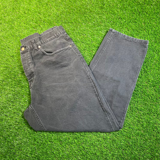 Y2K Carhartt Workwear Dark Navy Denim Pants Size 36 USED v18709