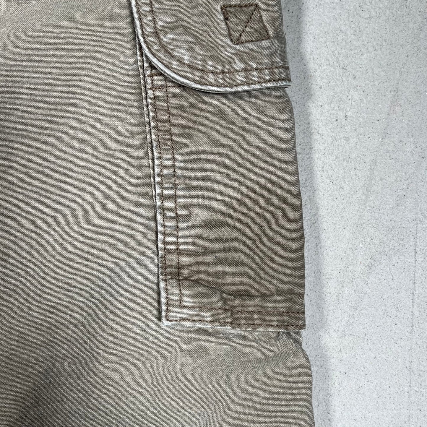 Y2K Carhartt Cargo Tan Workwear Pants Size 36x30 USED v19468
