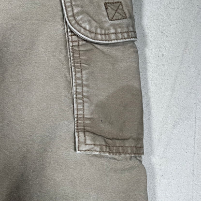 Y2K Carhartt Cargo Tan Workwear Pants Size 36x30 USED v19468