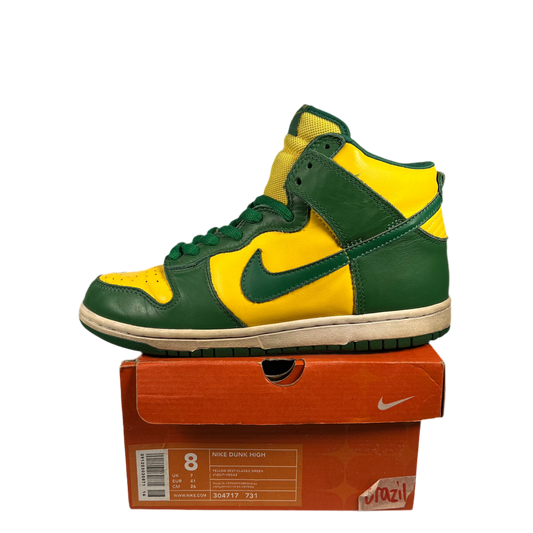 Nike SB Dunk High Brazil (2003) Size 8 USED s941