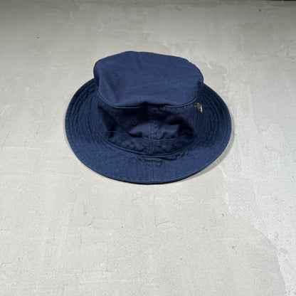 Polo Ralph Lauren Collegiate Bear Navy Bucket Hat USED v18999