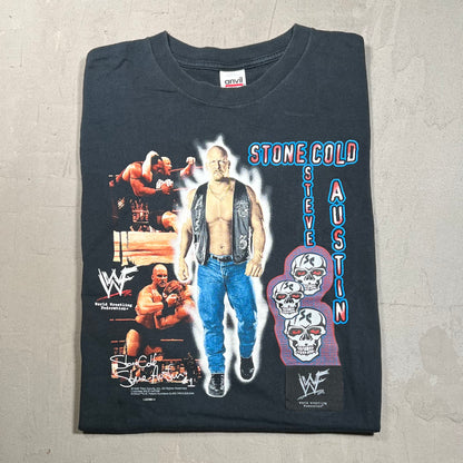 Stone Cold Steve Austin Talking 1998 Tee Black Size Medium Used v5526