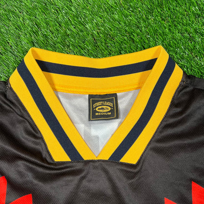 Corteiz Club RTW Yellow Street League Club America Soccer Jersey Size Medium USED x16820