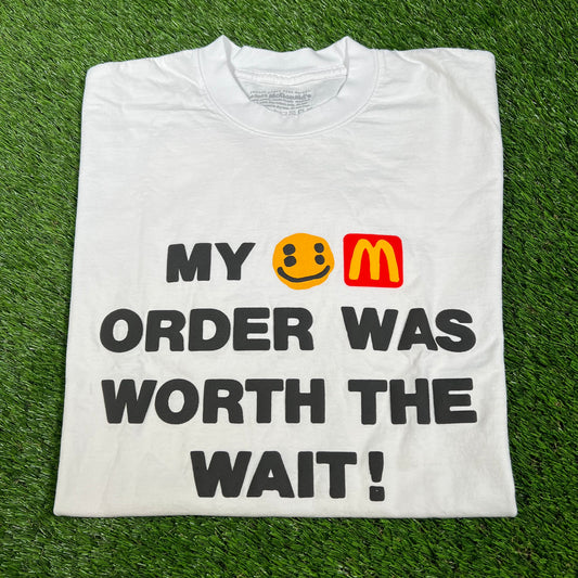 CPFM x McDonalds "My Order" White Tee Size XL USED x14312