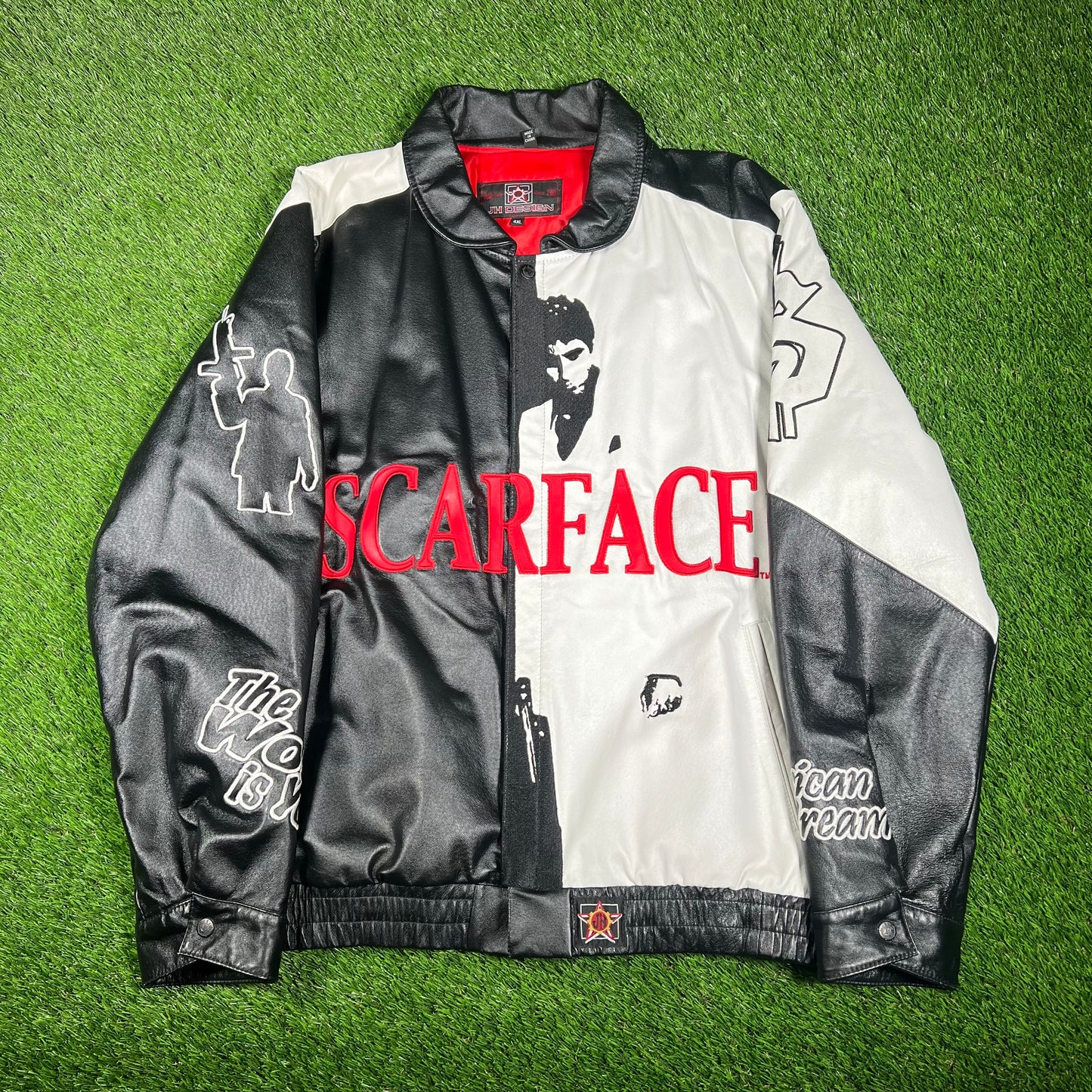 Scarface JH Design Leather Promo Jacket Size XL (tailored) USED v17386
