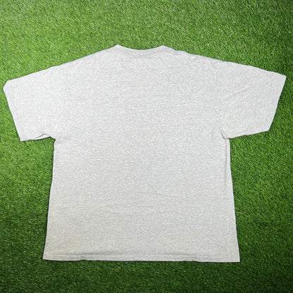 Y2K ODB Old Dirty Bastard For President Dirt Mcgirt Grey Tee Size XL USED v17125