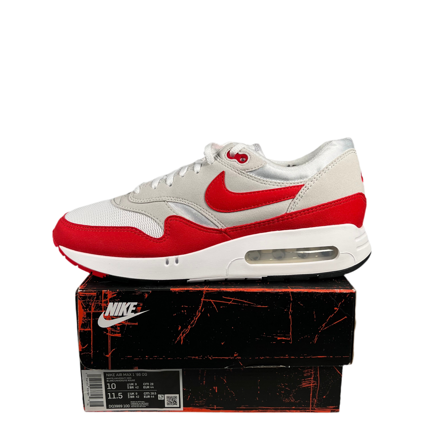 Nike Air Max 1 Big Bubble Sport Red (2023) Size 10 NEW s17864