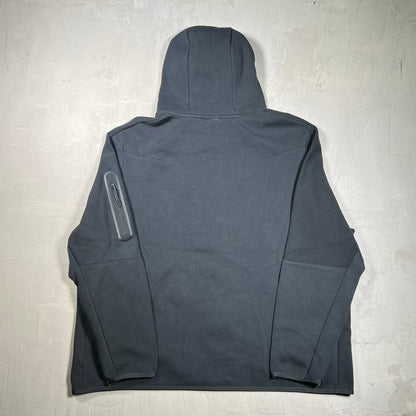Nike Tech Black Zip Up Hoodie Size 3XL USED v20247