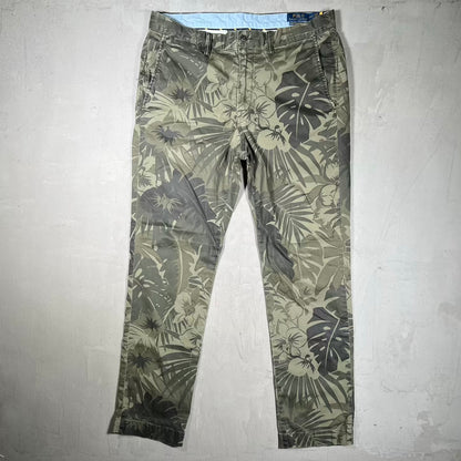 Polo Ralph Lauren Chino Green Camo Pants Size Size 34x32 USED v20133