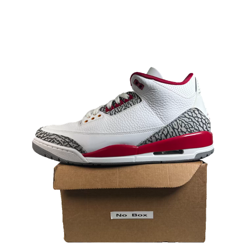 Jordan 3 Cardinal Red (2022) Size 11 USED s23400
