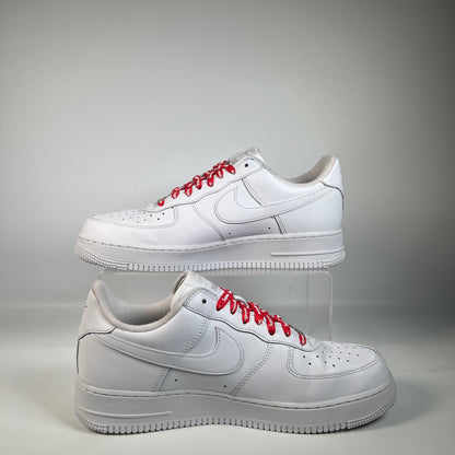 Nike Air Force 1 Low Supreme White (2020) Size 11 USED s22404