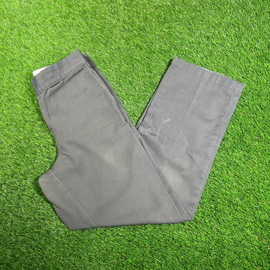 Dickies Straight Leg Grey Pants Size Small USED v18078