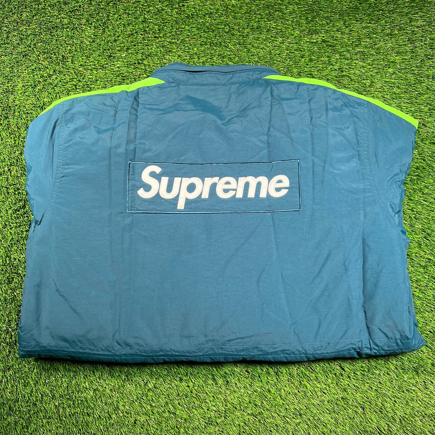 Supreme Stadium Blue/Teal Parka (2017) Size XL USED x16209