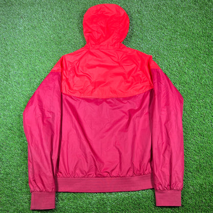 Nike Red Rain Jacket Size Medium USED v16888