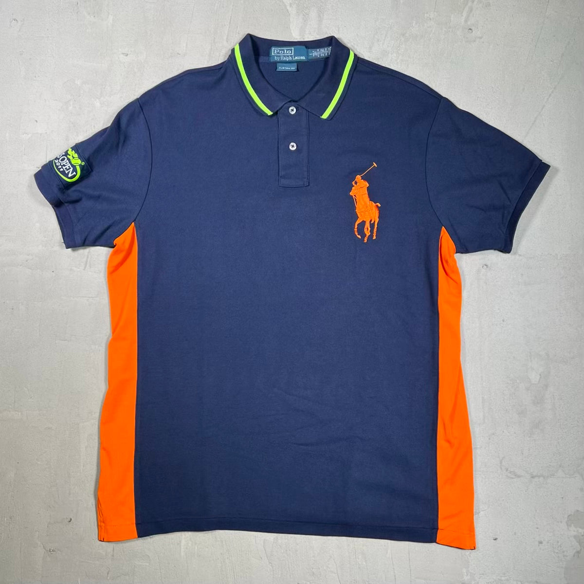 Polo Ralph Lauren US Open 2011 Navy Polo Size Large USED v20221