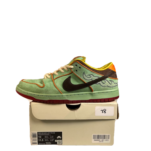 Nike SB Dunk Low Rodeo Tourmaline (2025) Size 10 USED s23620