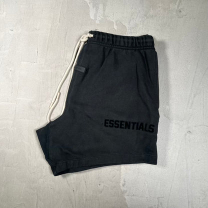 Essentials Fear Of God Black Shorts Size Medium USED x18796