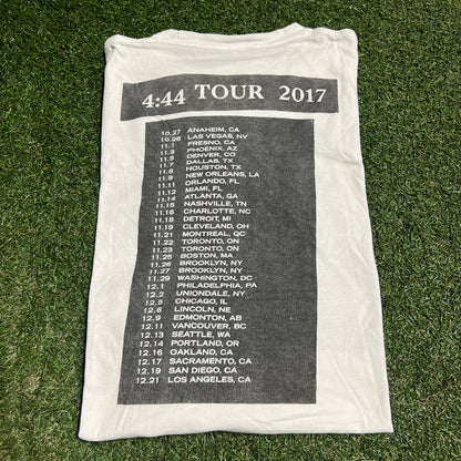 Jay-Z 4:44 Tour Tee Size Large USED x13740