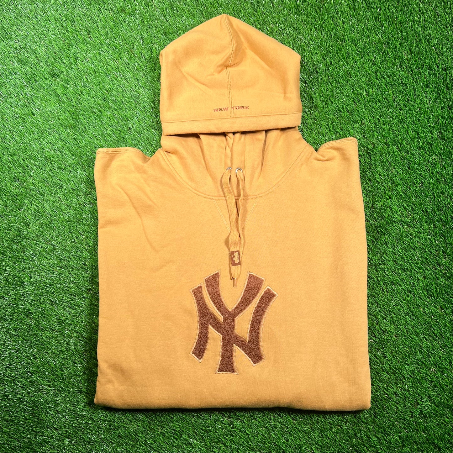 Yankees Cooperstown Brown Pull Over Hoodie Size XXL NEW v18750