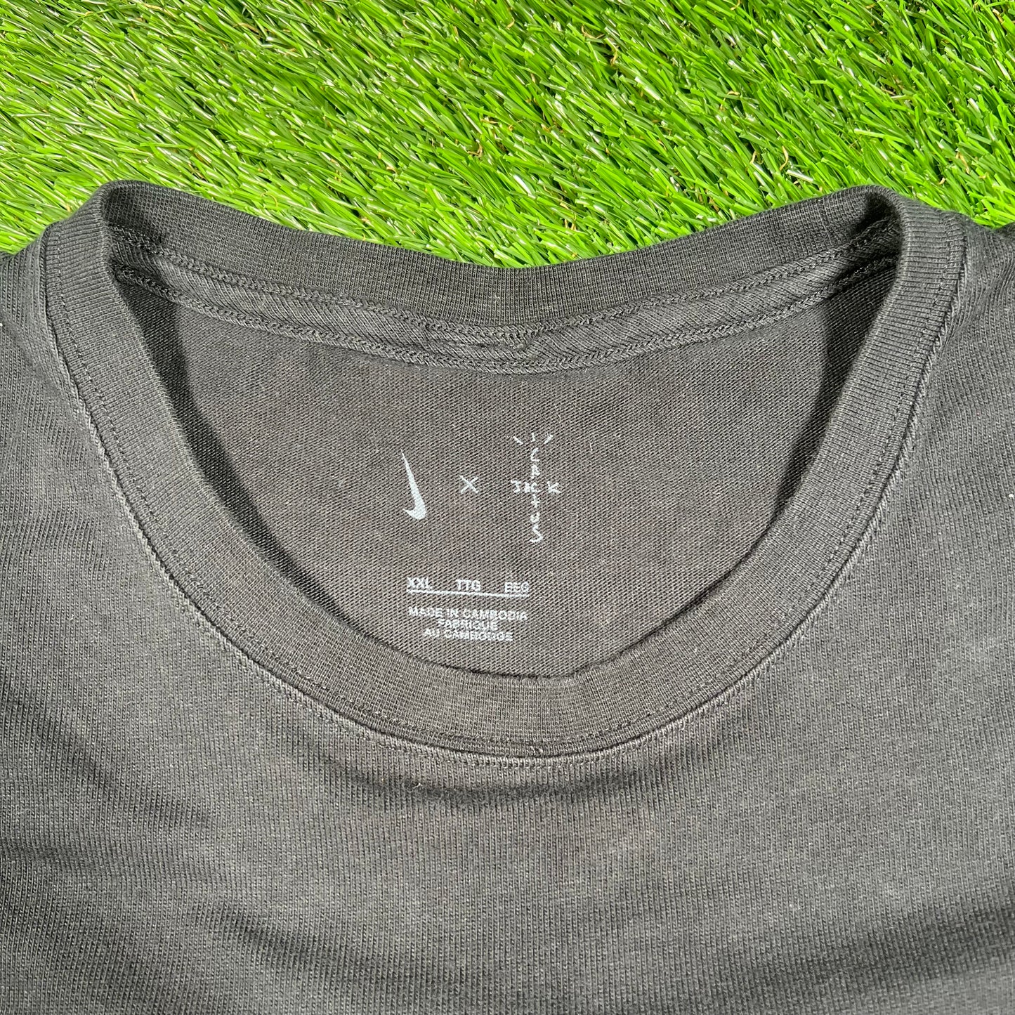 Cactus Jack Nike Black "Service Center" Longsleeve Size XXL USED x15425