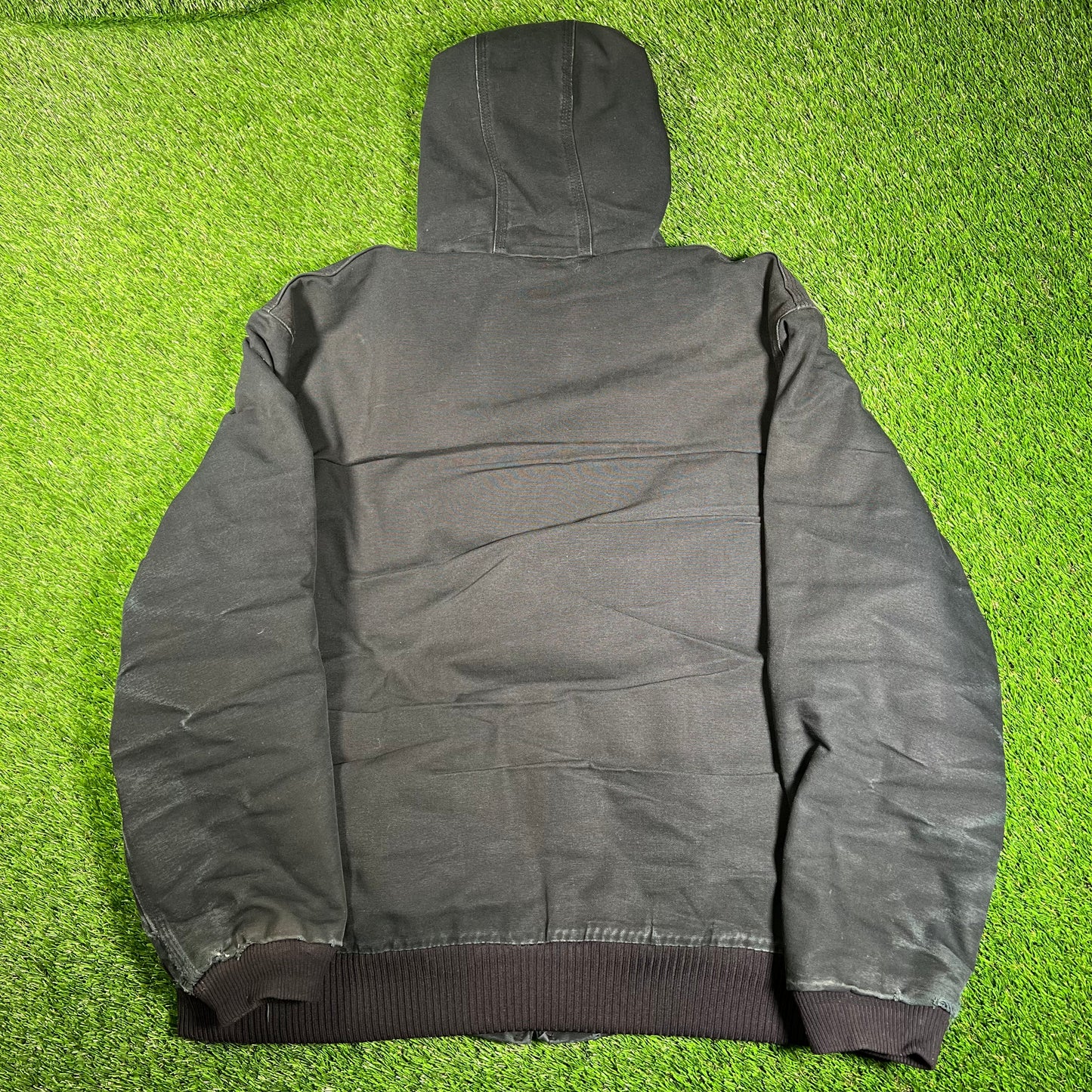 Y2K Carhartt Black Canvas Work Jacket Size XXL USED v18130