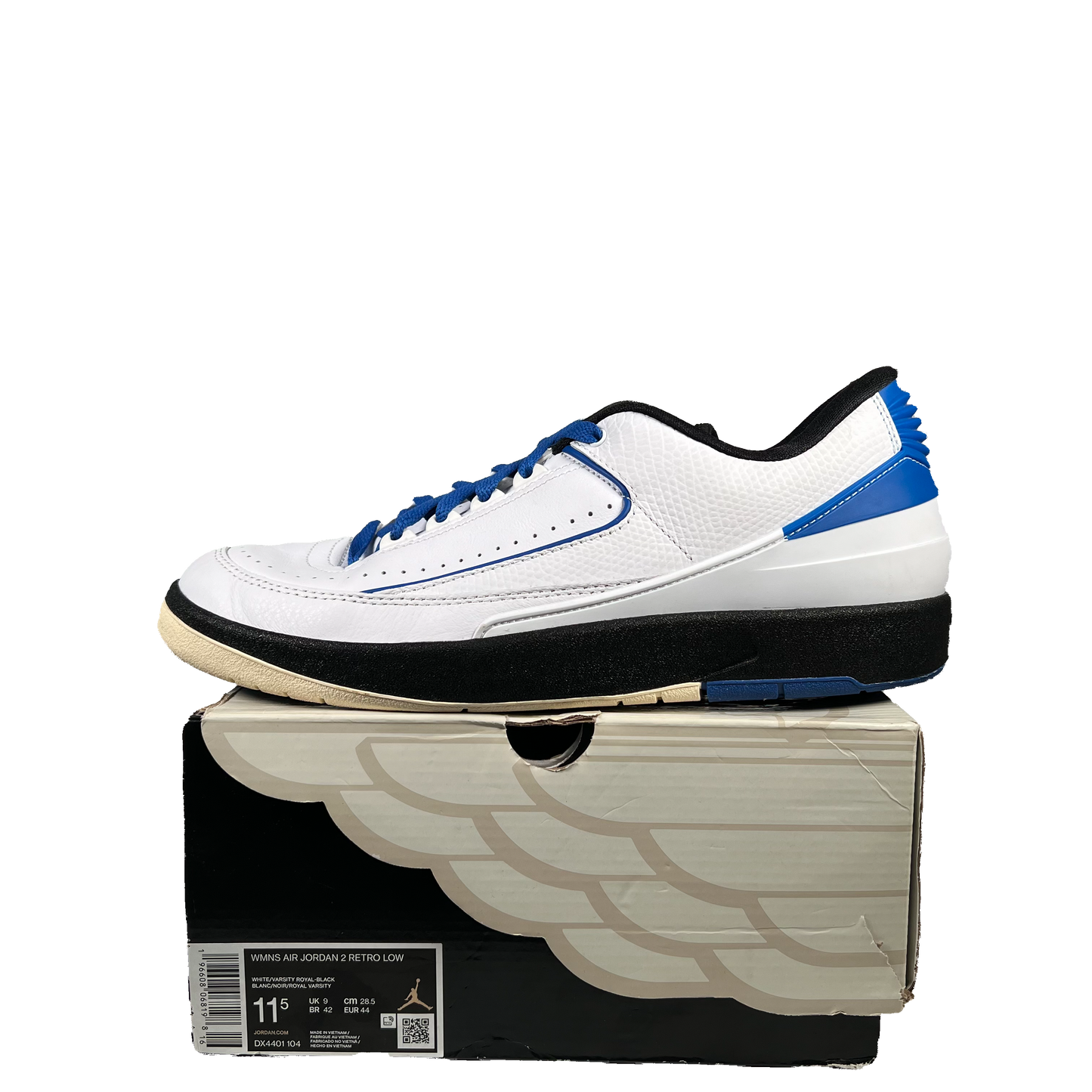 Jordan 2 Varsity Royal (2023) Size 10M/11.5W USED s20234