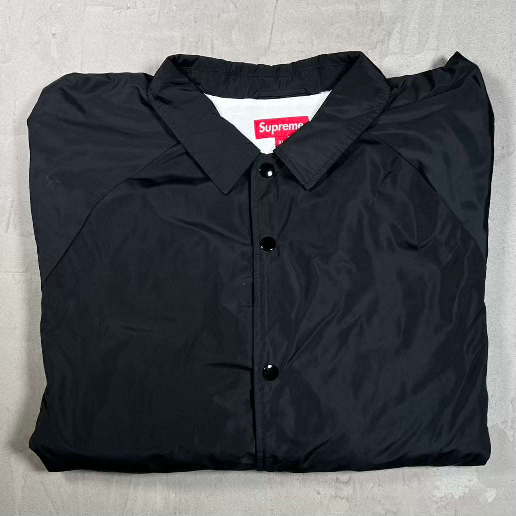 Supreme World Famous Black Coaches Jacket (2020) Size XL USED x18613