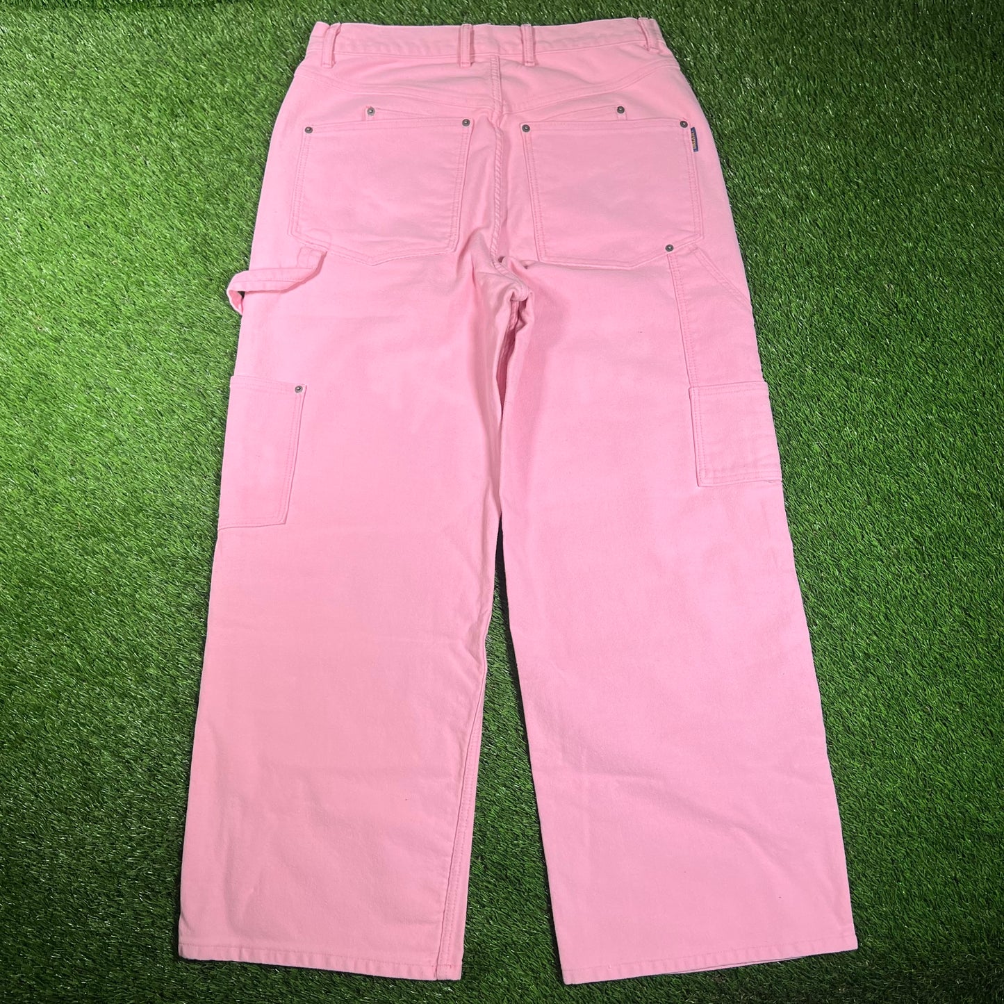Vale Pink Double Knee Workwear Pants Size 34 NEW x16116