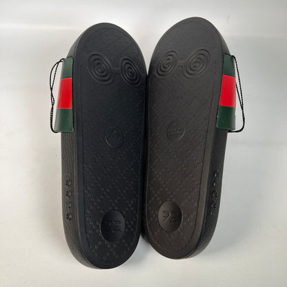 Palace x Gucci Logo Web Slide Sandal Black (2022) Size 11 NEW s22577