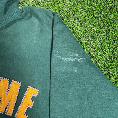 Supreme Green Pearl Logo Hoodie Size XL USED x15804