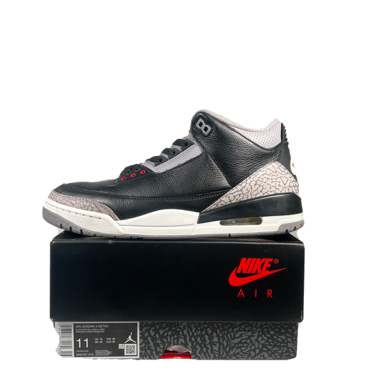 Jordan 3 Black Cement (2024) Size 11 USED S20569