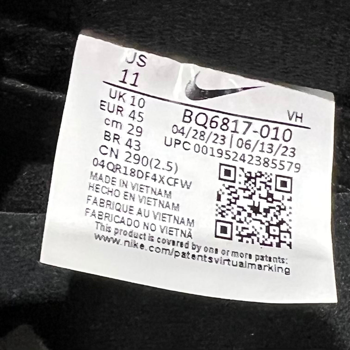 Nike SB Dunk Low Fog (2021) Size 11 USED s23387