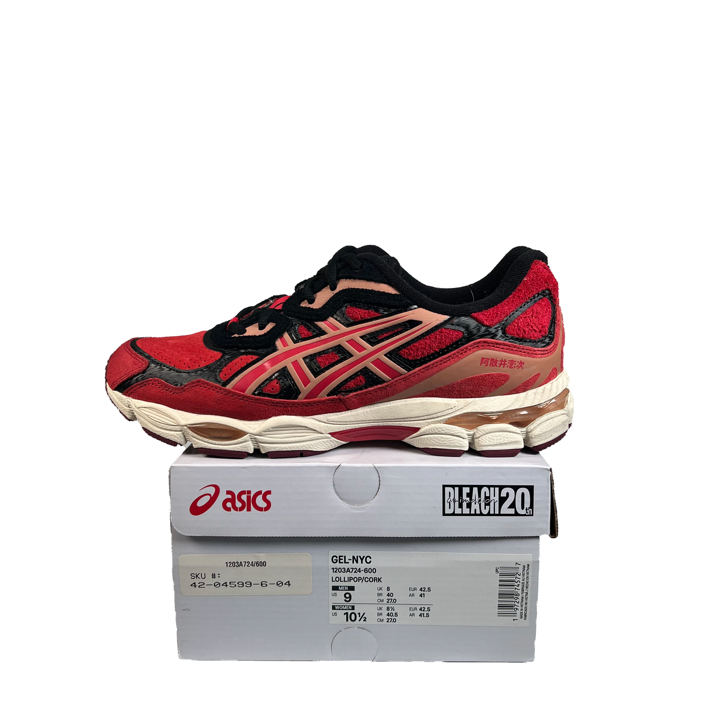 Asics Gel-NYC Bleach Renij Abarai (2024) Size 9 USED s22220