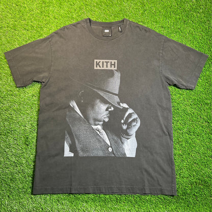 Kith Notorious BIG Black Tee Size Medium USED x16979