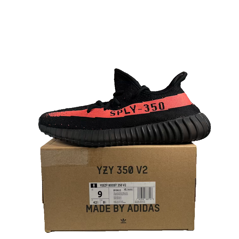 Yeezy 350v2 Core Black Red (2016) Size 9 NEW s23750