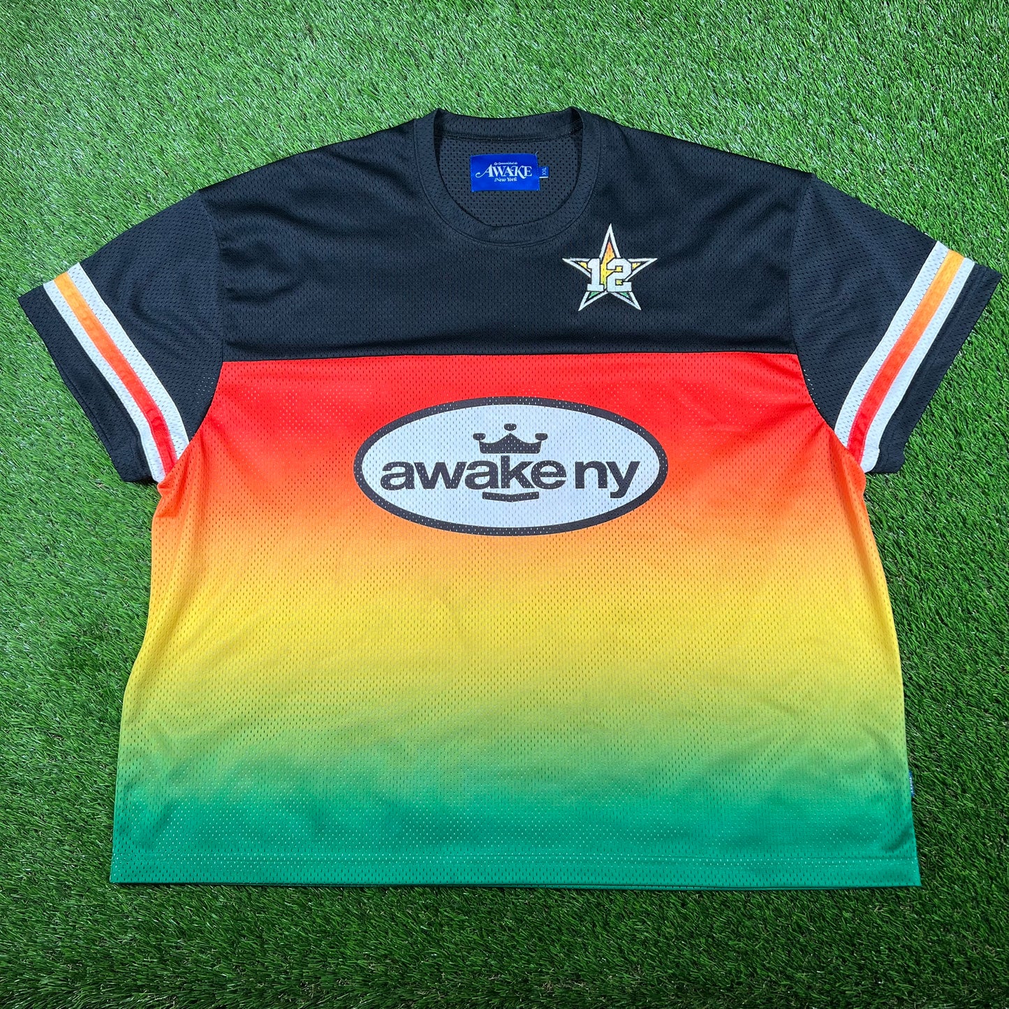 Awake NY 12 Gradient Jersey Size XXL USED x14745
