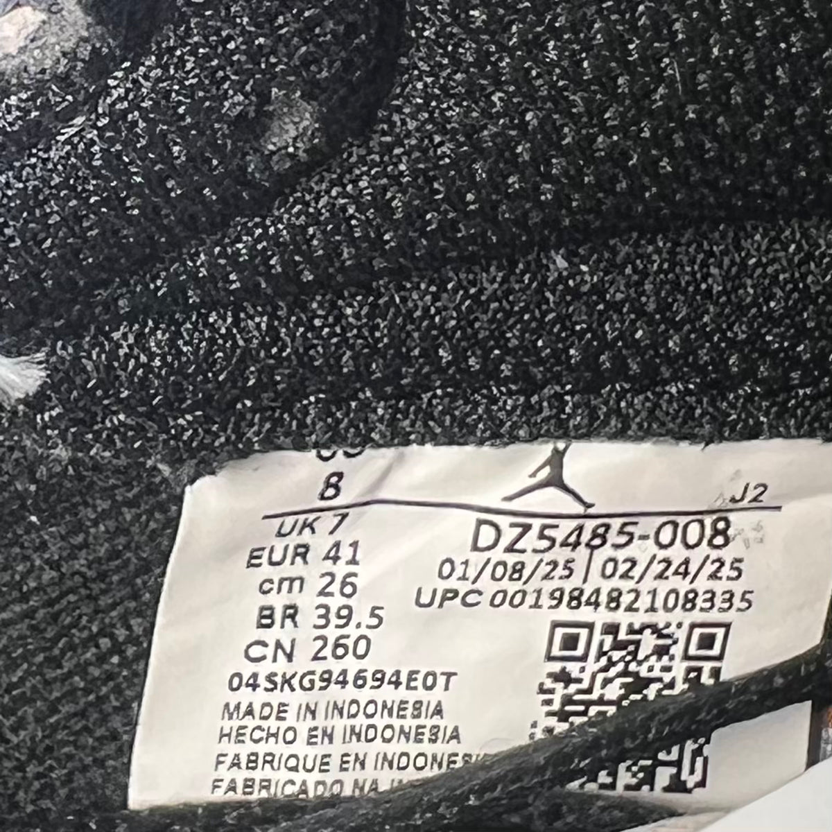 Jordan 1 High Shattered Backboard (2025) Size 8 NEW s23593