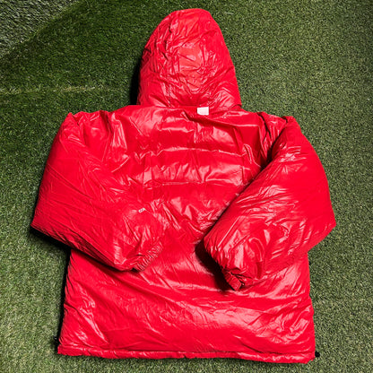 Supreme Reversible Featherweight Down Red Puffy Jacket Size Small NEW x13889
