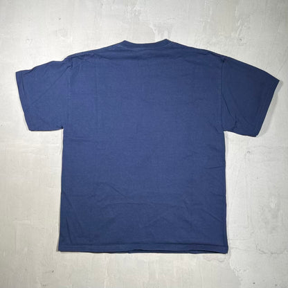 2009 New York Yankees World Series Champs Navy Blue Tee Size Large USED v20293