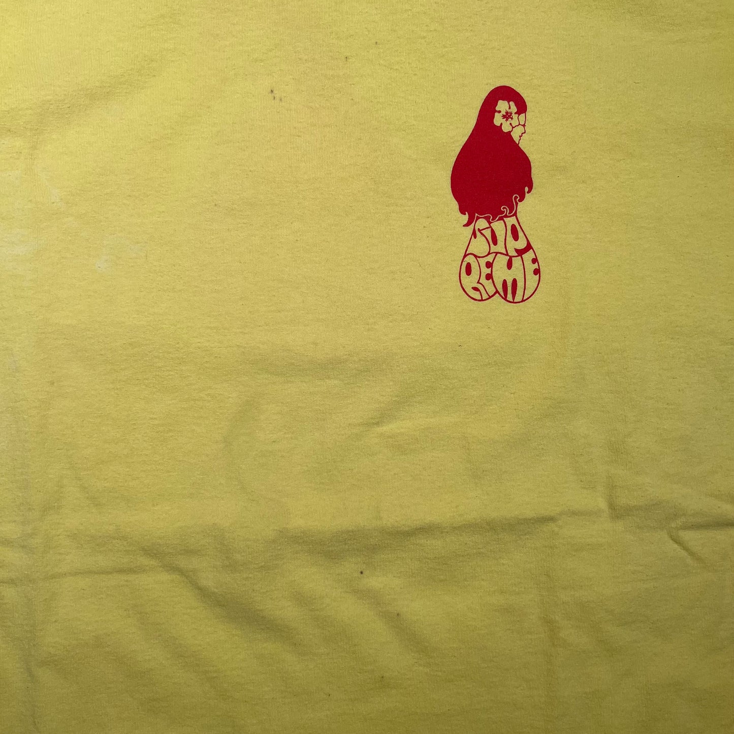 Supreme Okole Hula Yellow Tee (2005) Size XL USED x16723
