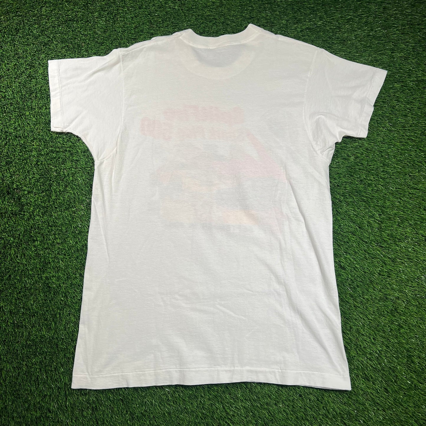 1994 SplitFire Spark Plug Nascar White Racing Tee Size XL USED v18346