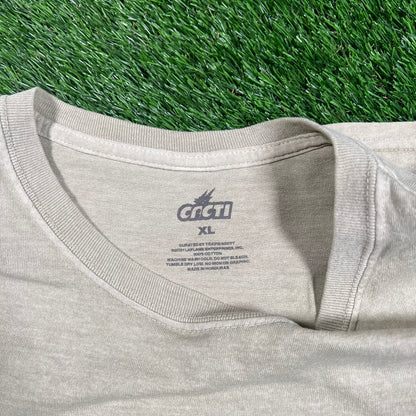 Travis Scott Olive Green Cacto Spike Tee Size XL USED x15563