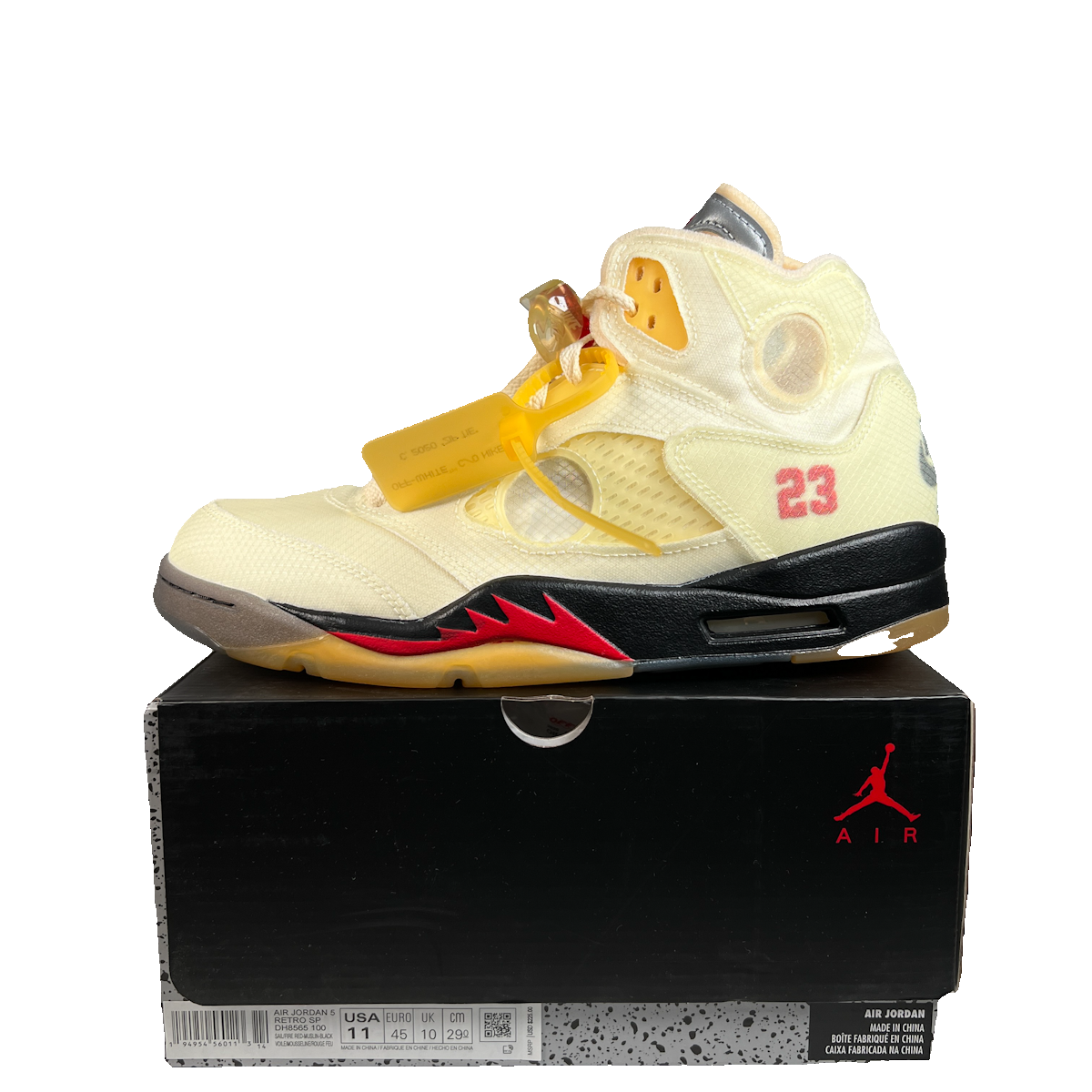 Jordan 5 Off White Sail (2020) Size 11 NEW s23105