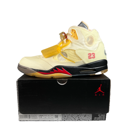 Jordan 5 Off White Sail (2020) Size 11 NEW s23105