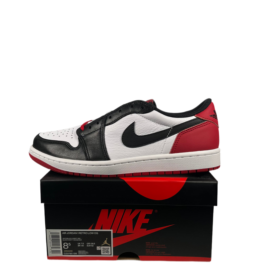Jordan 1 Low Black Toe (2023) Size 8.5 NEW s18656